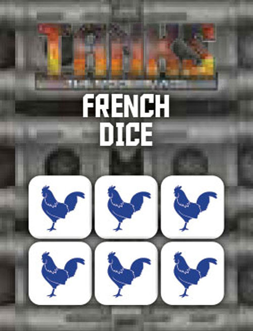 Tanks: The Modern Age - French Dice Set (6 Dice)