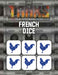 Tanks: The Modern Age - French Dice Set (6 Dice)