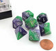 Halfsies Dice 7 Piece Polyhedral DnD Dice Set - Joker