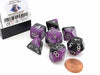 Halfsies Dice 7 Piece Polyhedral DnD Dice Set - Panther