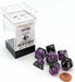Halfsies Dice 7 Piece Polyhedral DnD Dice Set - Panther