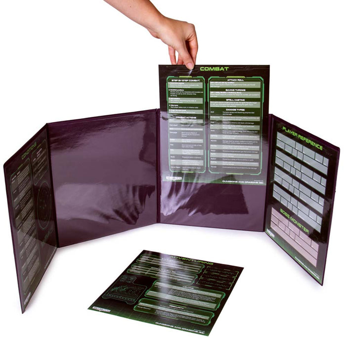 The Master's Matrix Customizable DM Screen - Purple