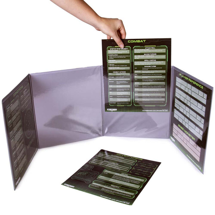 The Master's Matrix Customizable DM Screen - Silver