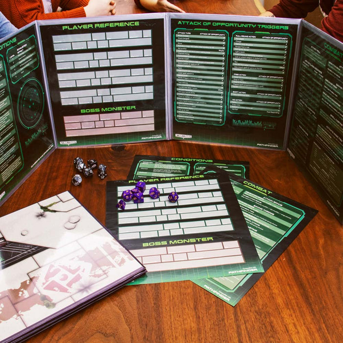The Master's Matrix Customizable DM Screen - Silver