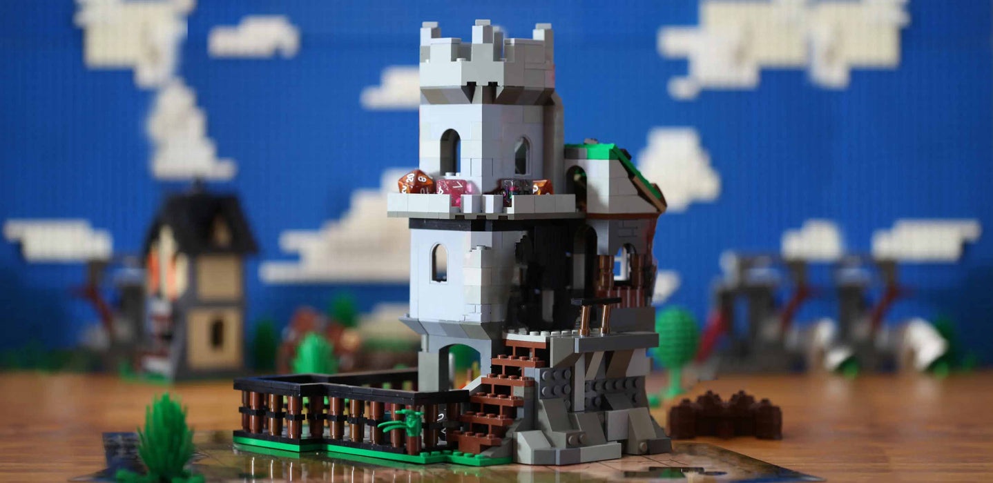 The Wizard's Dice Tower Brick Set and Campaign