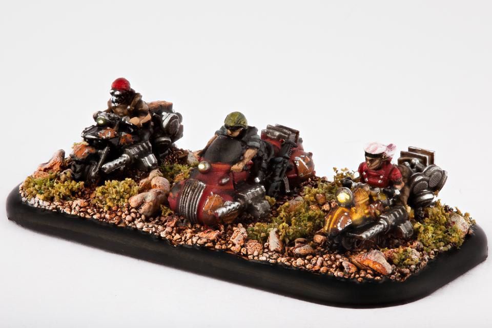 Dropzone Commander: Resistance Freeriders #DZC25019 Unpainted Miniature