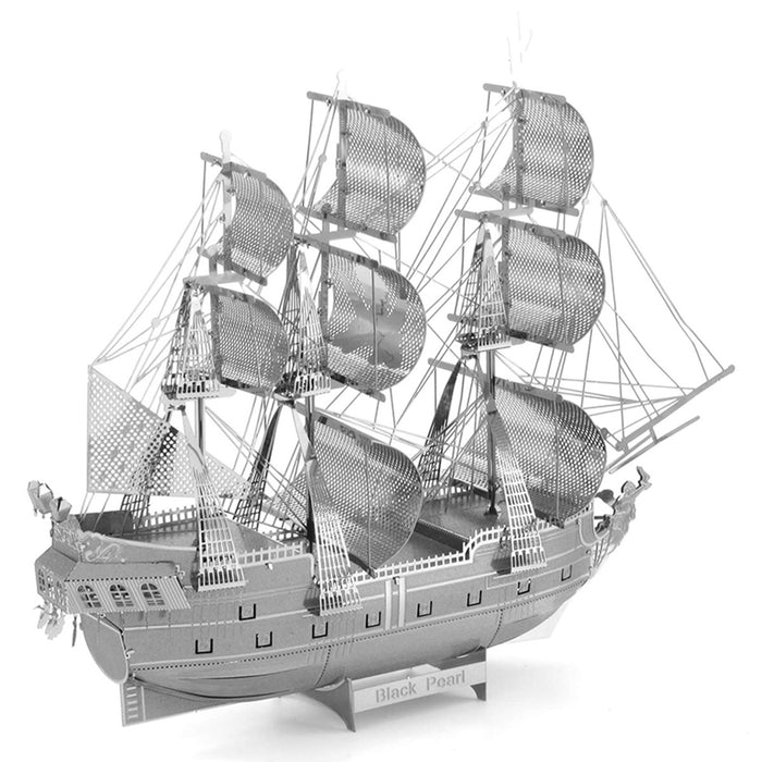 Fascinations ICONX Black Pearl Ship Laser Cut 3D Metal Model Kit