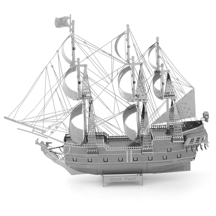Fascinations ICONX Black Pearl Ship Laser Cut 3D Metal Model Kit