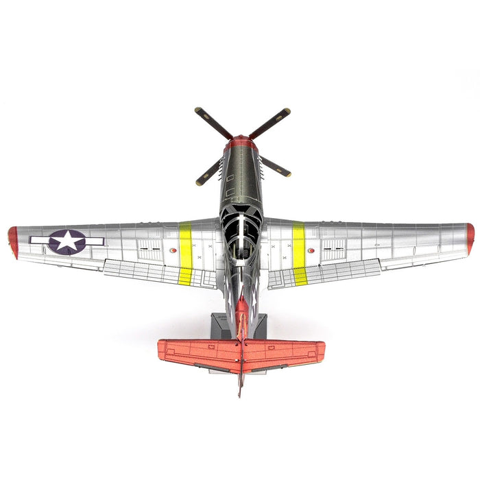 Fascinations ICONX Tuskegee P-51DLaser Cut 3D Metal Model Kit