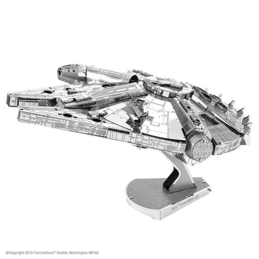 Fascinations ICONX Star Wars Millennium Falcon Laser Cut 3D Metal Model Kit