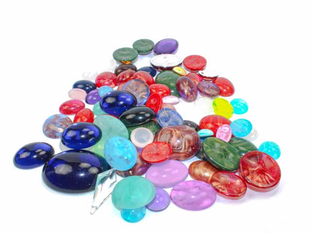 Loose Quarter Pound (1/4 lb) Variety Pack of Plastic Beads
