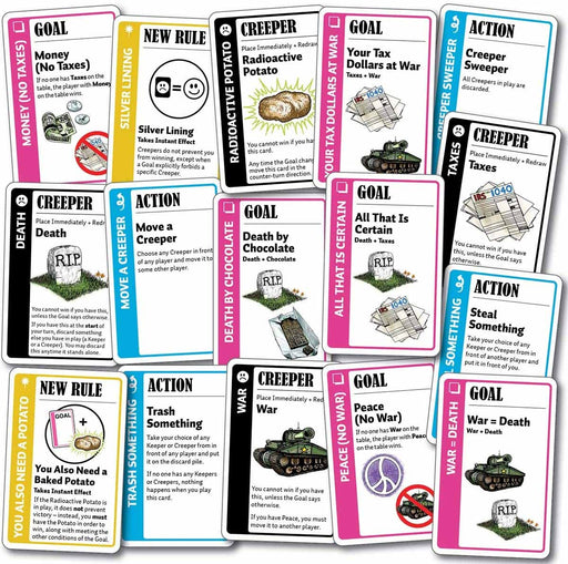 Creeper Pack Expansion for Fluxx 5.0