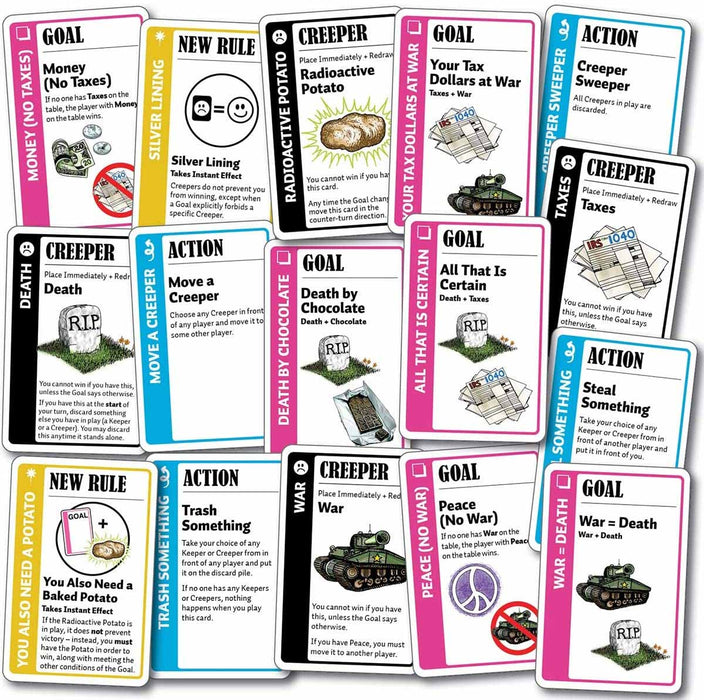 Creeper Pack Expansion for Fluxx 5.0