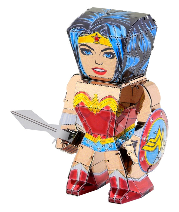 Fascinations Metal Earth Legends Wonder Woman Laser Cut Color 3D Metal Model Kit