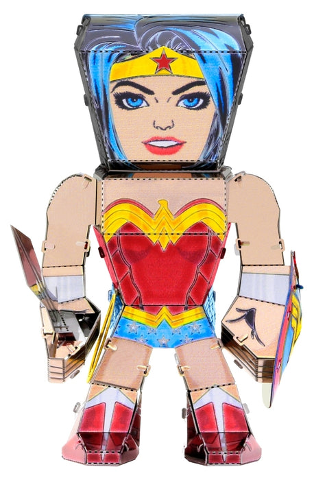 Fascinations Metal Earth Legends Wonder Woman Laser Cut Color 3D Metal Model Kit