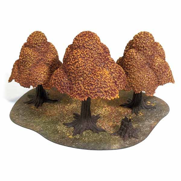 Monster Scenery, Pre-Painted Tabletop Scenery Set: Autumn Forest