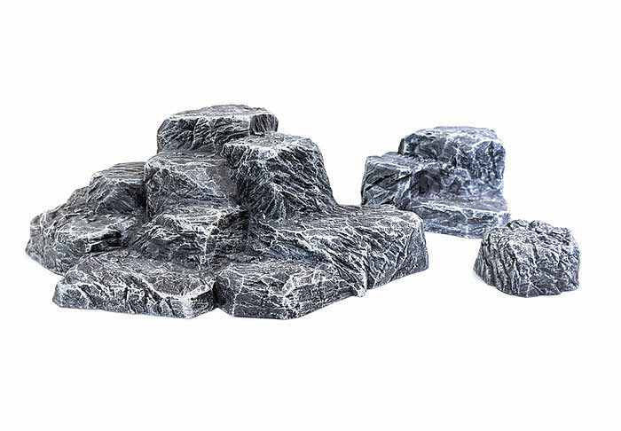 Monster Scenery, Pre-Painted Tabletop Scenery Set: Rock Hills