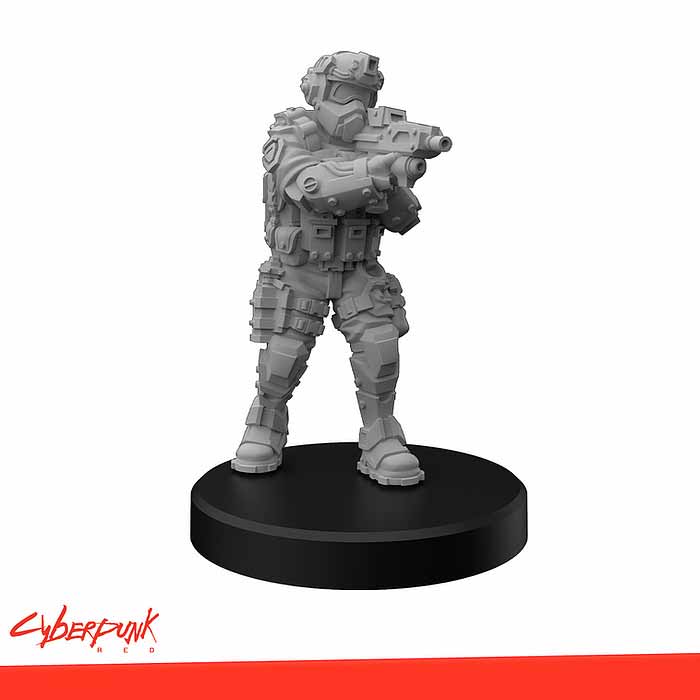 Cyberpunk RED Plastic Miniatures: Lawmen - Enforcers