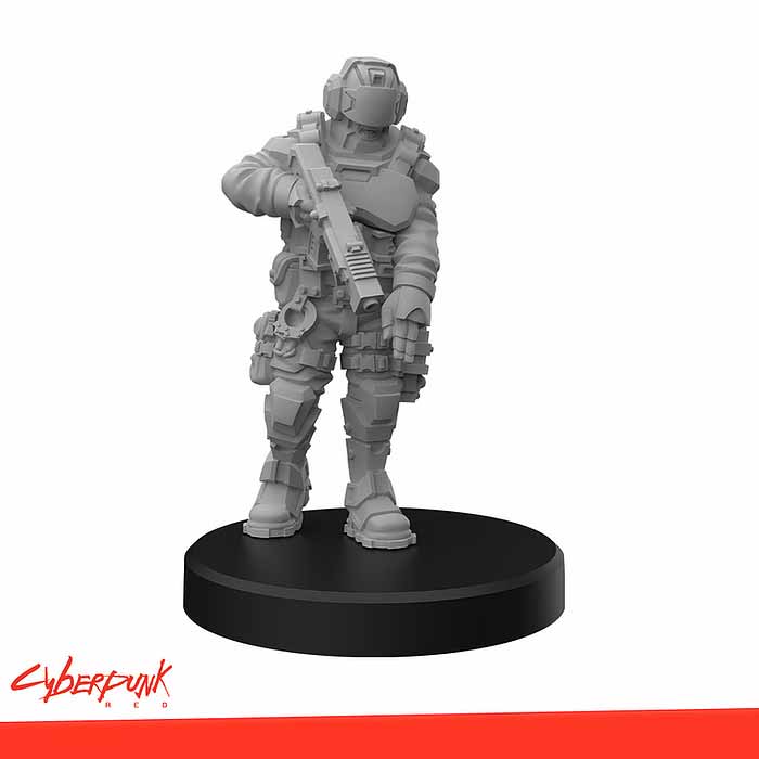 Cyberpunk RED Plastic Miniatures: Lawmen - Enforcers
