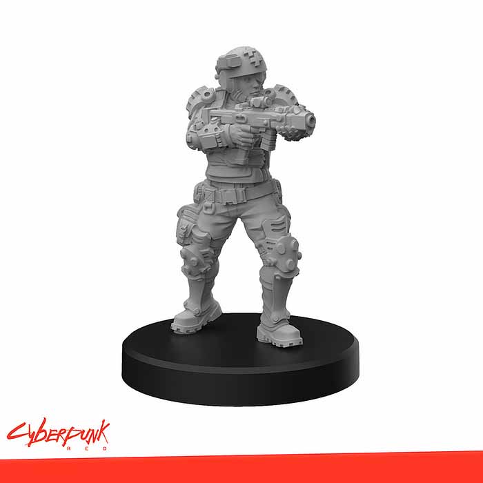 Cyberpunk RED Plastic Miniatures: Trauma Team B