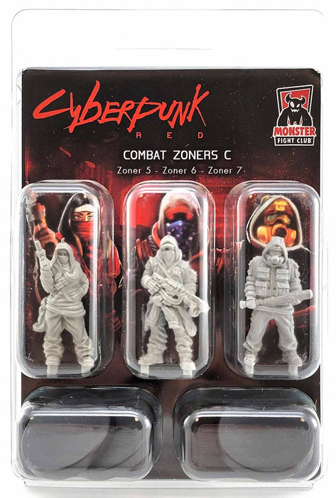 Cyberpunk RED Plastic Miniatures: Combat Zoners C