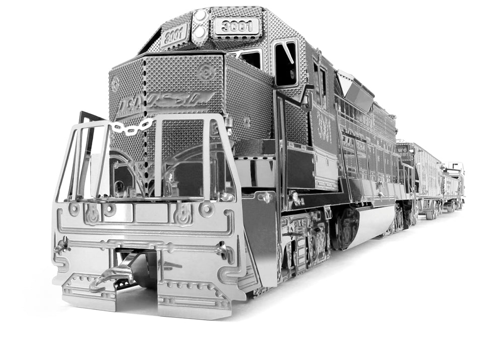 Fascinations Metal Earth Gift Box Set Freight Train Laser Cut 3D Metal Kit
