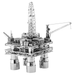 Fascinations Metal Earth Offshore Oil Rig & Tanker Gift Set 3D Metal Model Kit
