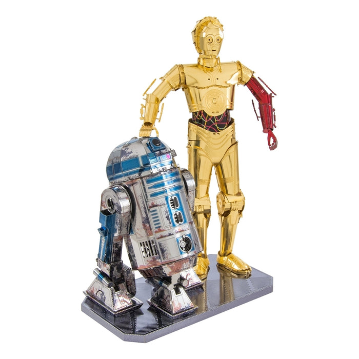Fascinations Metal Earth Gift Box Set C-3PO & R2-D2 Laser Cut 3D Metal Model Kit