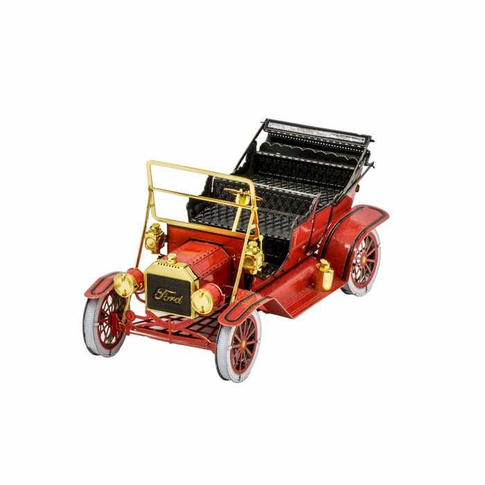 Metal Earth - 1908 Ford Model T, Red/Gold Version Laser Cut 3D Metal Model Kit