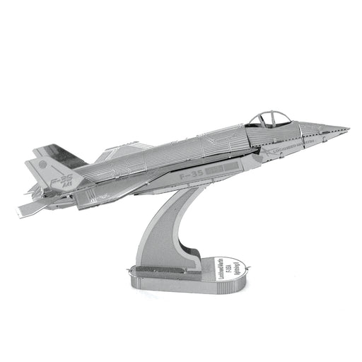 Fascinations Metal Earth F-35A Lightning II Plane Laser Cut 3D Metal Model Kit