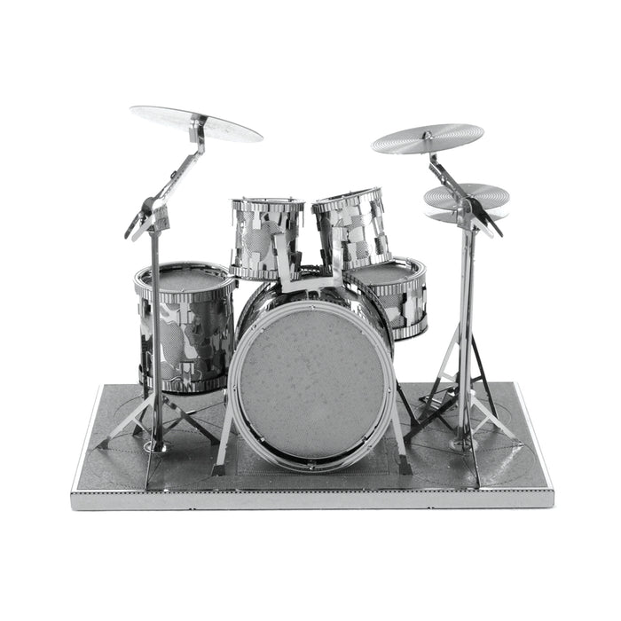 Fascinations Metal Earth Drum Set Laser Cut 3D Metal Model Kit