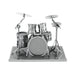 Fascinations Metal Earth Drum Set Laser Cut 3D Metal Model Kit
