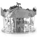 Fascinations Metal Earth Merry Go Round Laser Cut 3D Metal Model Kit