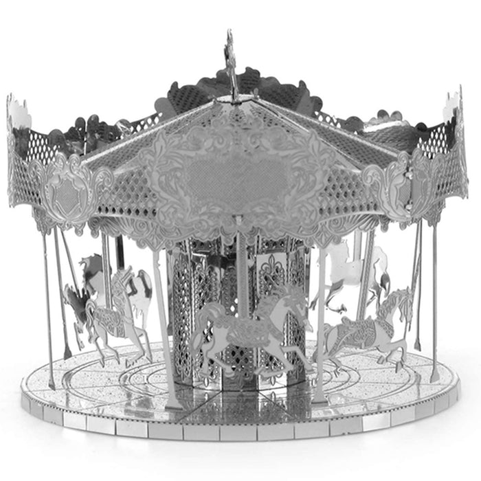 Fascinations Metal Earth Merry Go Round Laser Cut 3D Metal Model Kit