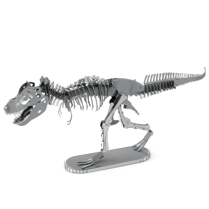 Fascinations Metal Earth Tyrannosaurus Rex Skeleton Laser Cut 3D Metal Model Kit