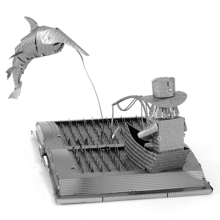 Fascinations Metal Earth The Old Man and The Sea Book 3D Metal Model Kit