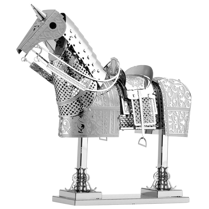 Fascinations Metal Earth Horse Armor Laser Cut Unassembled 3D Metal Model Kit