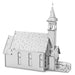 Fascinations Metal Earth The Old Country Church Unassembled 3D Metal Model Kit