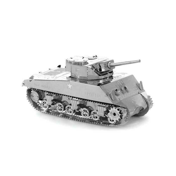 Fascinations Metal Earth Sherman Tank Laser Cut 3D Metal Model Kit