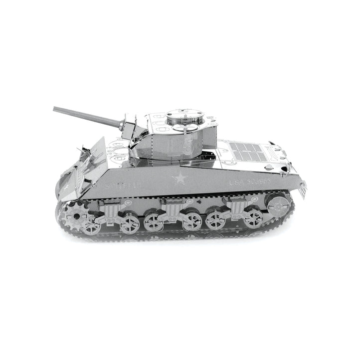 Fascinations Metal Earth Sherman Tank Laser Cut 3D Metal Model Kit