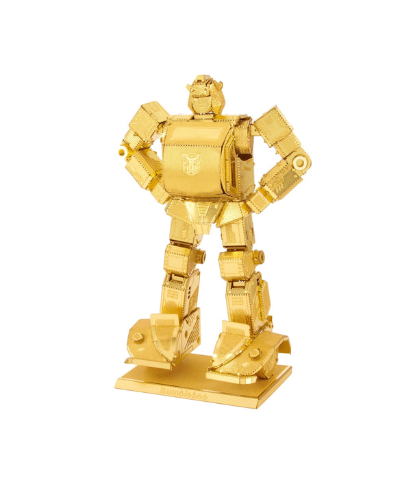 Fascinations Metal Earth Bumblebee Transformers Gold Laser Cut 3D Metal Kit