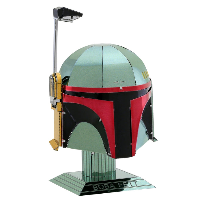 Fascinations Metal Earth Boba Fett Helmet Unassembled Color 3D Metal Model Kit
