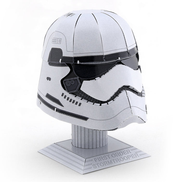Fascinations First Order Stormtrooper Helmet Unassembled Color 3D Metal Model