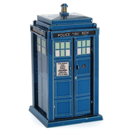 Fascinations Metal Earth Tardis Doctor Who Blue Laser Cut 3D Metal Model Kit