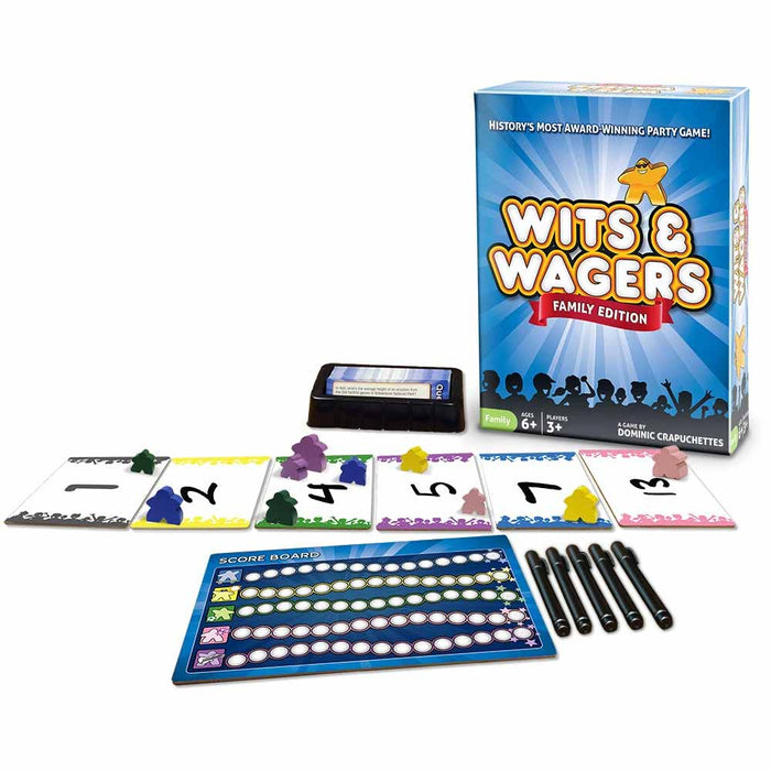 Wits & Wagers Family Edition Board Game