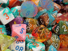 Pack of 150 Assorted Loose Polyhedral Chessex Lab Dice