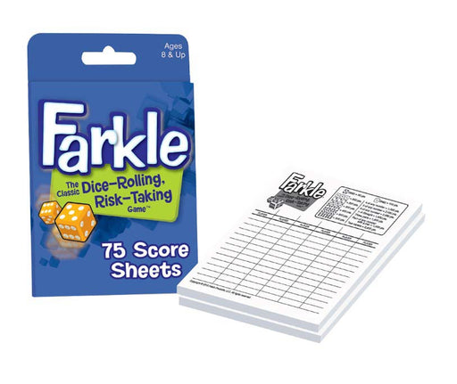 Classic Farkle Dice Game Score Sheets