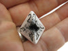 Cracked Opaque 18mm D4 Chessex Dice, 6 Pieces - White with Black Numbers