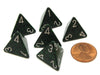 Speckled 18mm 4 Sided D4 Chessex Dice, 6 Pieces - Recon