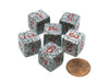 Speckled 15mm 6 Sided D6 Polyhedral Chessex Dice, 6 Pieces - Granite